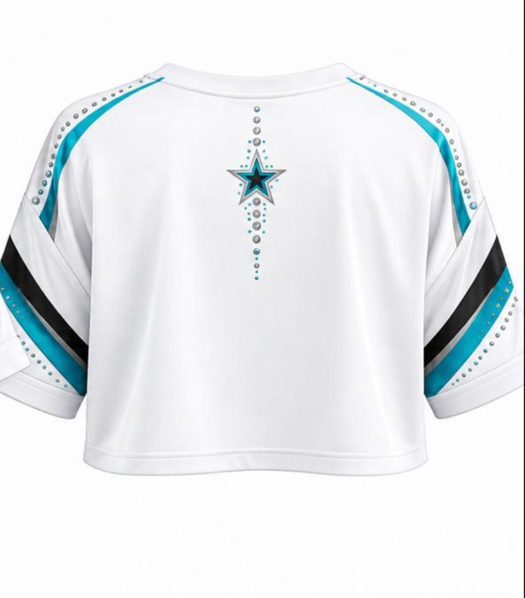 Cheer Industry White Crop Tee, Foto 2 de 2