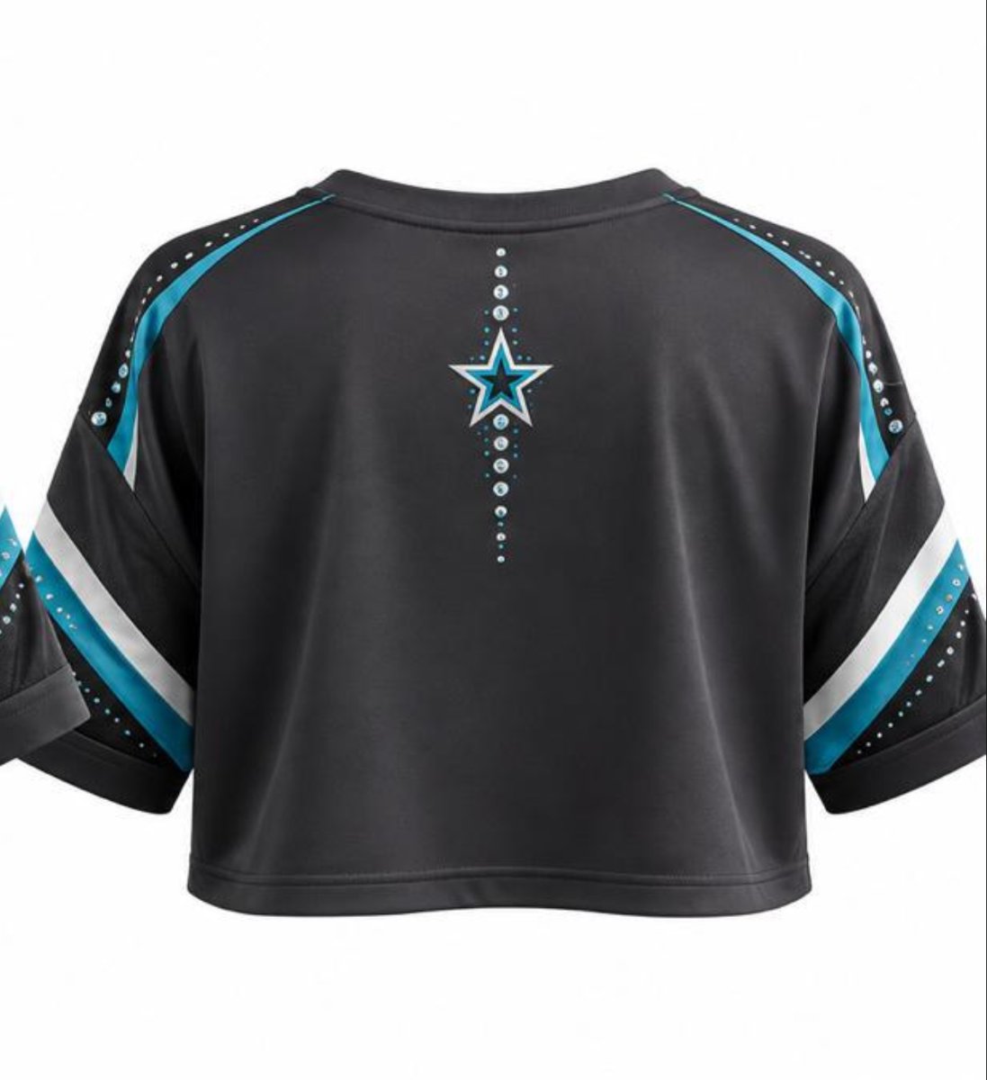 Cheer Industry Black Crop Tee, Foto 2 de 2